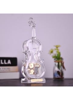 Generic Mechanical Violin Shape Music Box  - Image 5