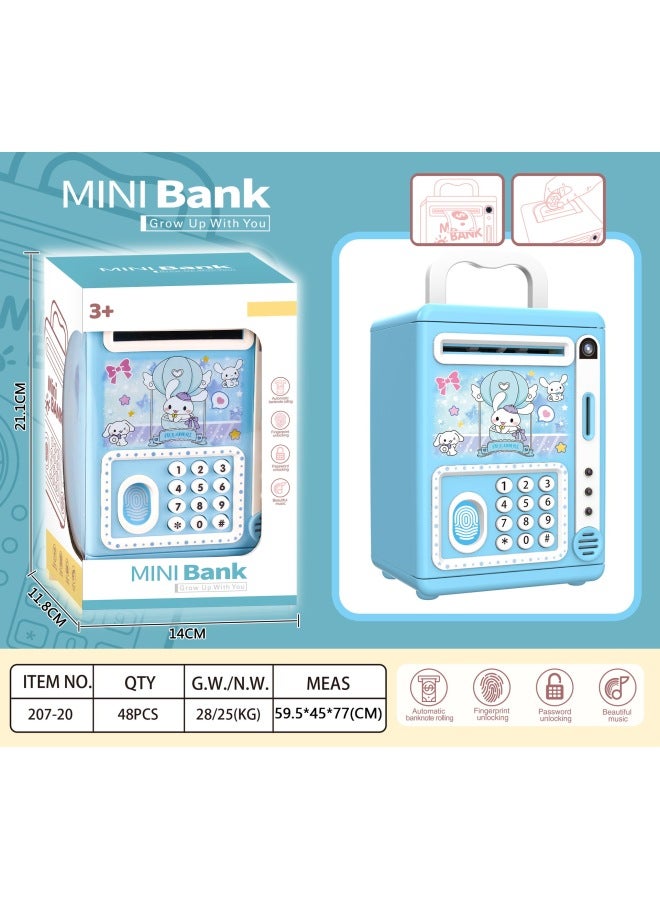 Sanrio Music Automatic Roll Money Savings Pot Kulomi Melody Yugui Dog Change Code Pot Toy-Color:207-7 Kt Cats (48 Pieces/box) - Image 4