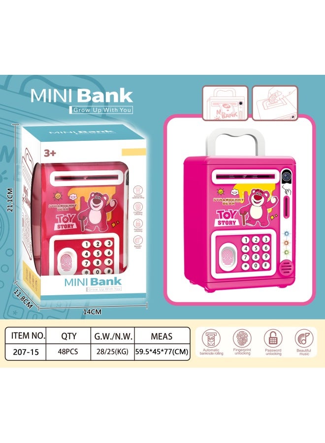 Sanrio Music Automatic Roll Money Savings Pot Kulomi Melody Yugui Dog Change Code Pot Toy-Color:207-7 Kt Cats (48 Pieces/box) - Image 5