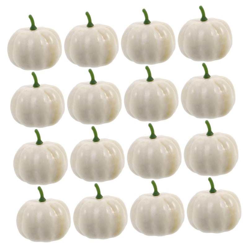 Realistic Artificial Pumpkin Decorations 16Pcs for Halloween Fall Thanksgiving DIY Crafts - Image 2