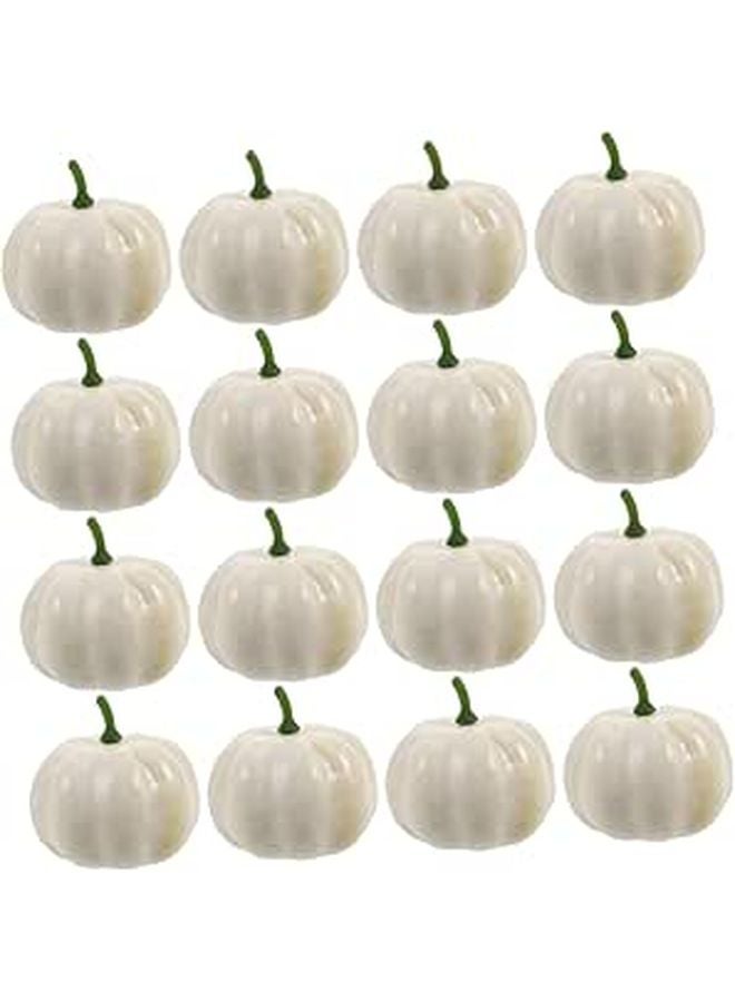 Realistic Artificial Pumpkin Decorations 16Pcs for Halloween Fall Thanksgiving DIY Crafts - Image 1