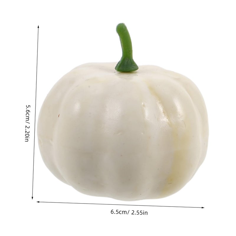 Realistic Artificial Pumpkin Decorations 16Pcs for Halloween Fall Thanksgiving DIY Crafts - Image 3