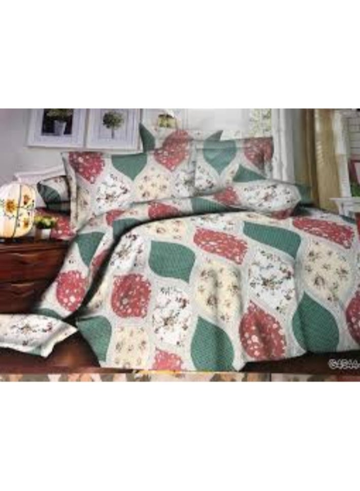 طقم ملايه سرير فلات 4 قطع خامه قطنيه ثقيله ملمس ناعم كبير المقاس 240* 260 - Image 2