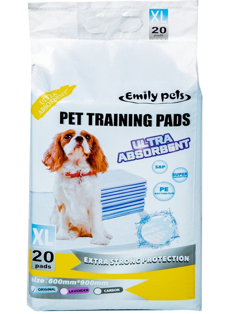 إيميلي بيتس وسادات تدريب الكلاب والحيوانات الأليفة مقاس 600 مم × 900 مم XL 20 قطعة - Image 1