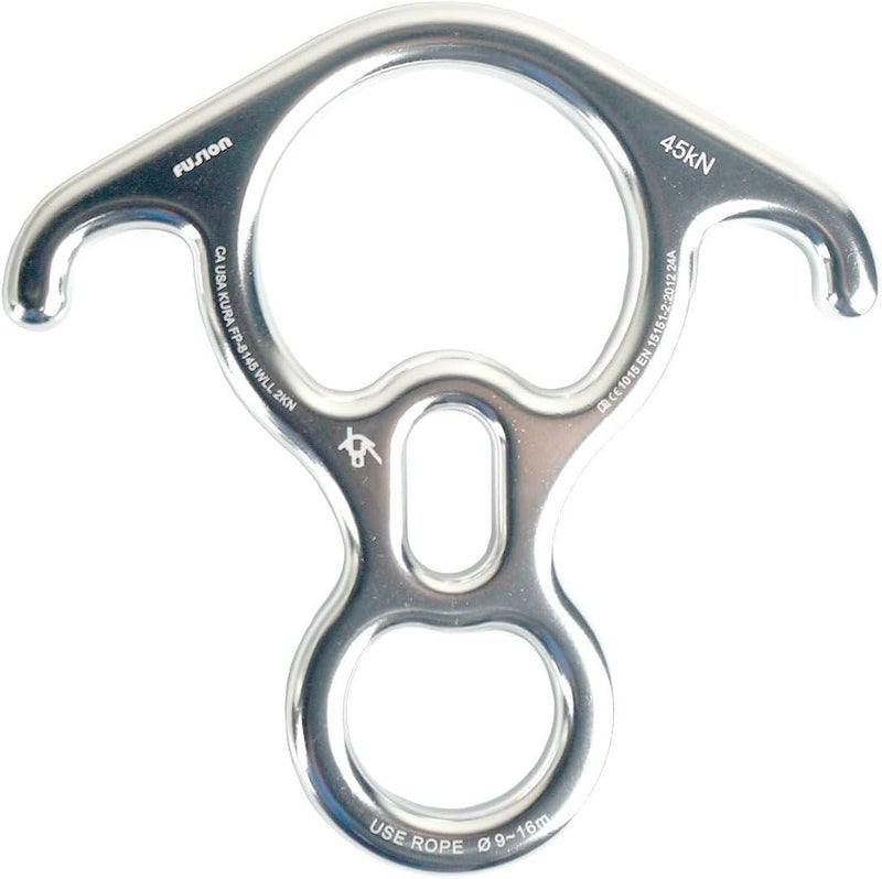 FUSION Rescue Descender, Kura Steel, Silver - Image 1