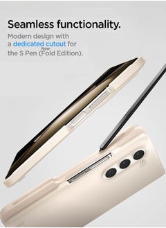 Spigen Thin Fit P Samsung Galaxy Z Fold 5 Case Cover with S Pen Holder (S-Pen Not Included) - Pearled Ivory  - Image 3