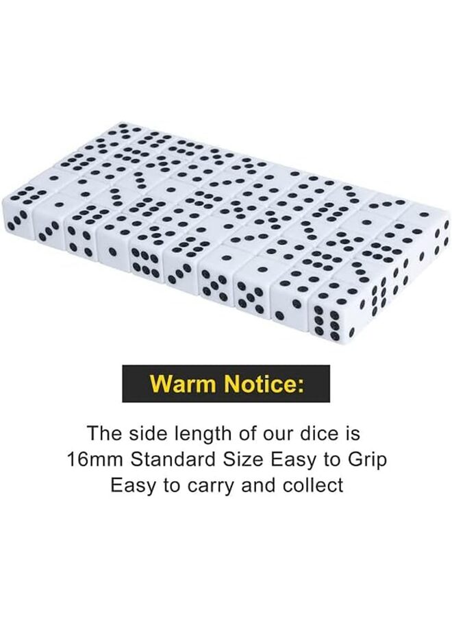 100PCS Six Sided Dice Great for Board Games, Games & Tabletop RPG (Color : black) - Image 3