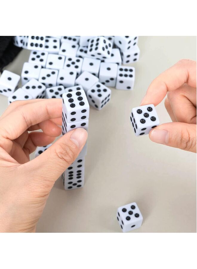 100PCS Six Sided Dice Great for Board Games, Games & Tabletop RPG (Color : black) - Image 5