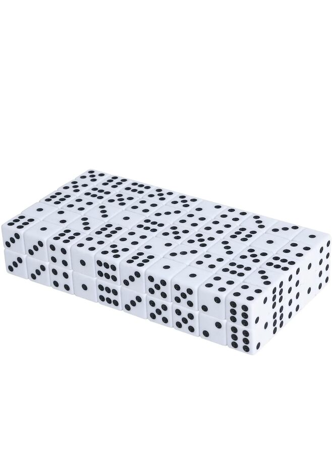 100PCS Six Sided Dice Great for Board Games, Games & Tabletop RPG (Color : black) - Image 1