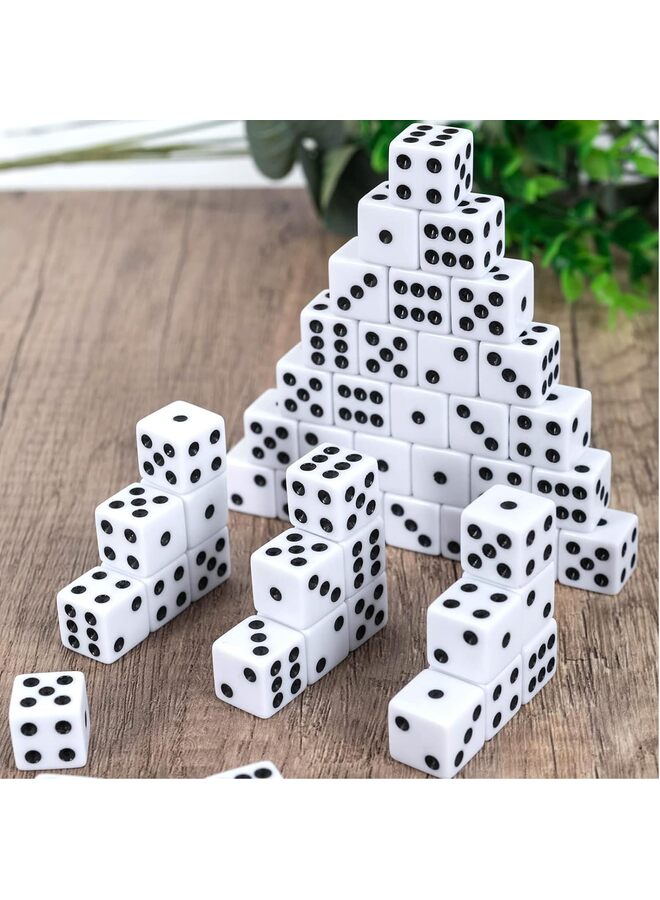 100PCS Six Sided Dice Great for Board Games, Games & Tabletop RPG (Color : black) - Image 4