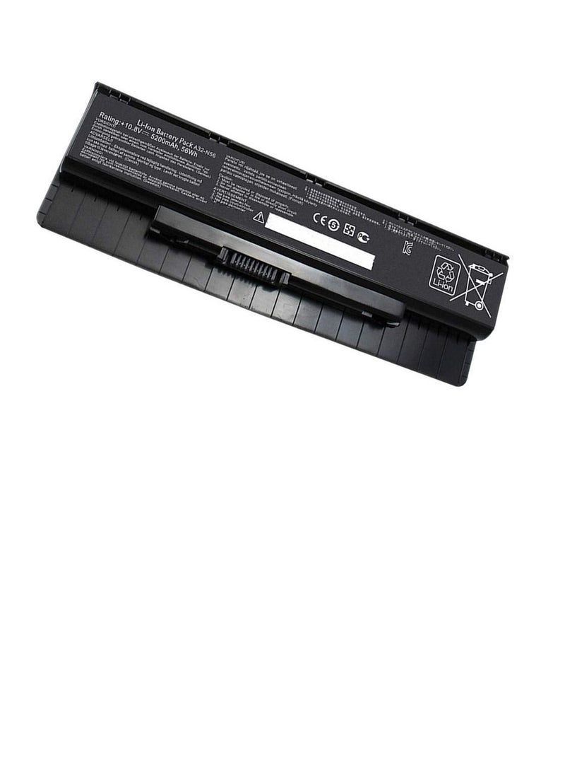 CS Battery Compatible with ASUS N46 N46V N46VM N46VZ N56 N56D N56V N56J N56JK N56JN N56JR N56VB N56VJ N56VM N56VZ N56DP N76V N76VJ N76VM N76VZ A31-N56 A32-N46 A33-N56  - Image 1