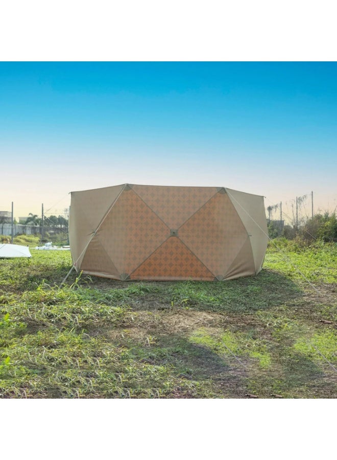 CAMPING FAMILY Folding Camping Desert Wind Screen Wall Pop Up Garden Yard Windbreaker 7.25M - Image 4