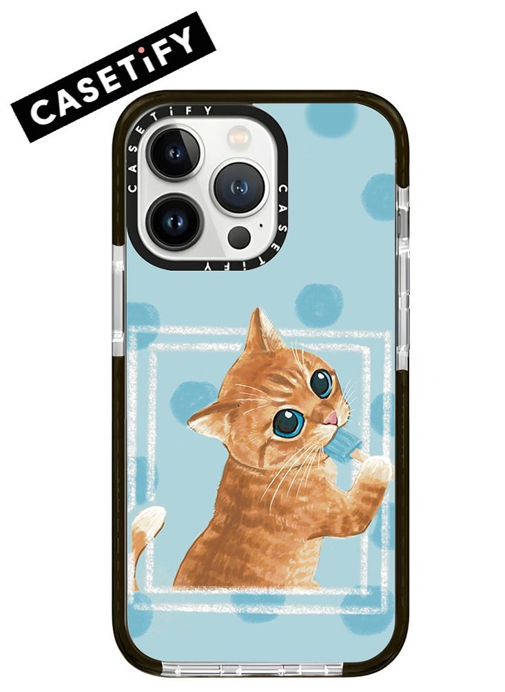 Casetify - Case for iPhone 15 Pro Cute Cat Pattern Cover - Image 1