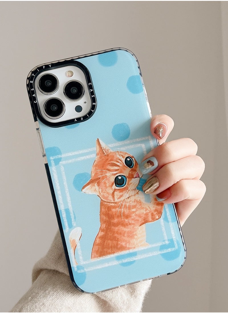 Casetify - Case for iPhone 15 Pro Cute Cat Pattern Cover - Image 1