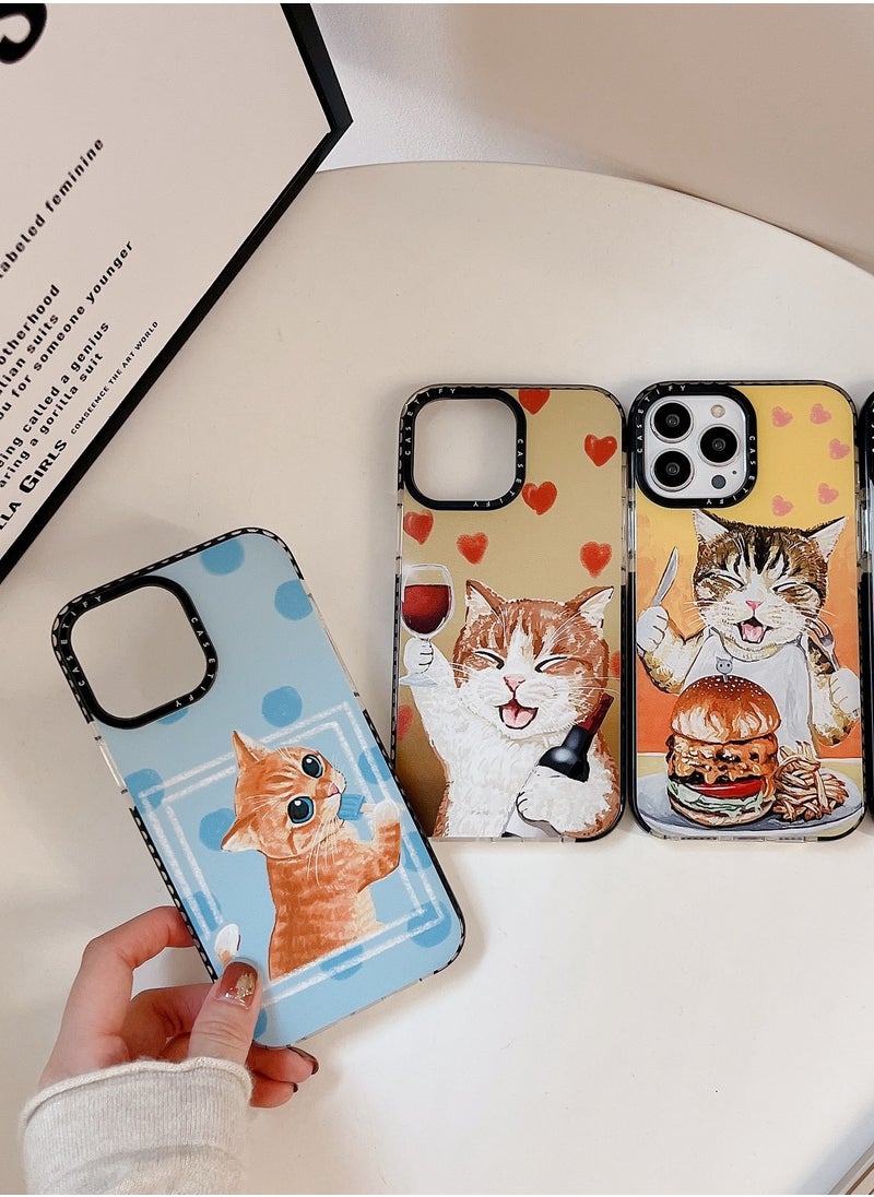 Casetify - Case for iPhone 15 Pro Cute Cat Pattern Cover - Image 1