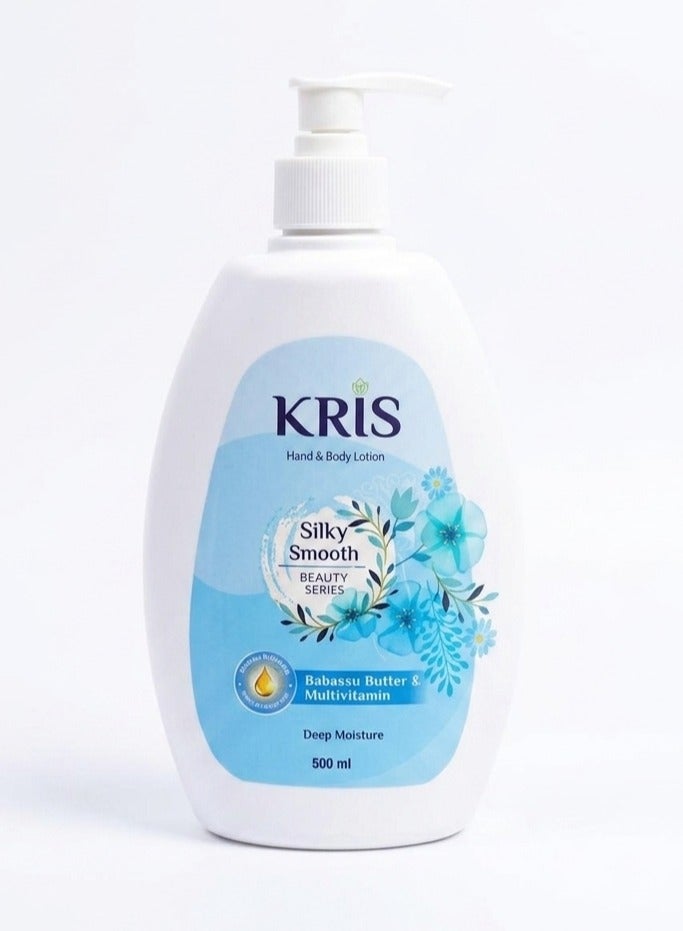 Silky Smooth Hand & Body Lotion with Babassu Butter & Multivitamin  Deep Moisture 500ml