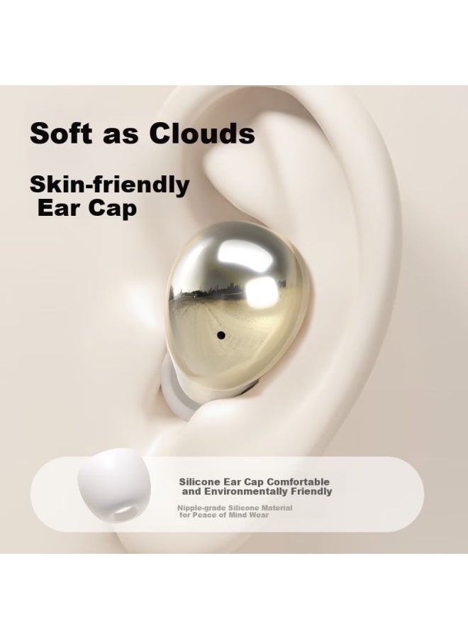 Sansui W42 [sleep] Bluetooth Earphones, Wireless In-ear For Sleeping, Comfortable Fit, Sleep Aid, True Wireless Smart Noise Cancellation, White - Image 3