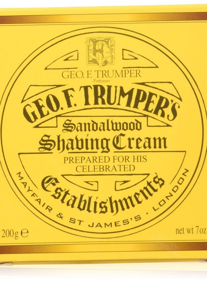 Geo F Trumper Sandalwood Soft Shaving Cream Jar - Image 1