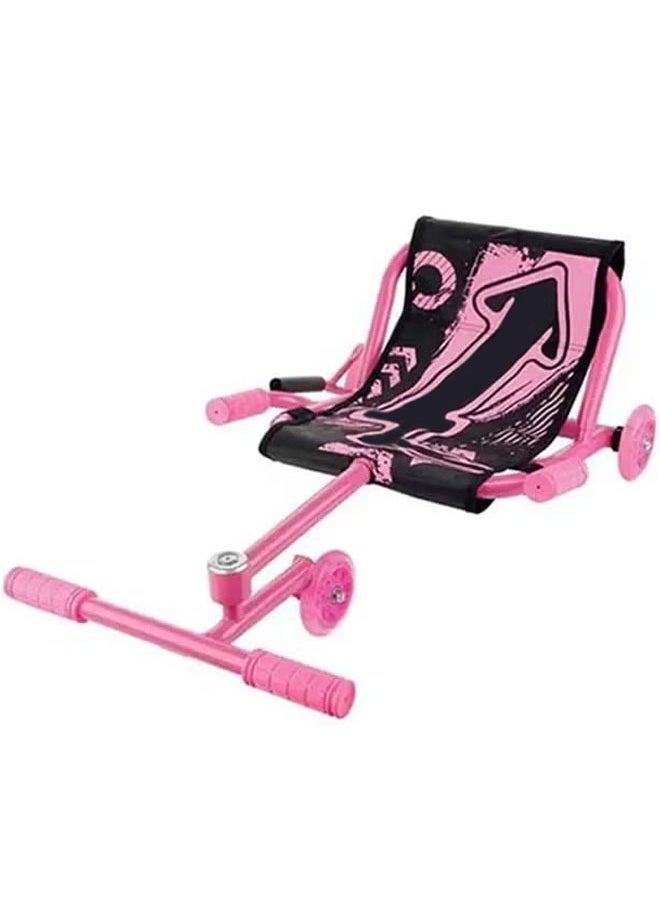 Fitness World دراجة سكوتر ويف رولر ثلاثية العجلات ودراجة للركوب مع مقعد مريح للأطفال  - Image 1