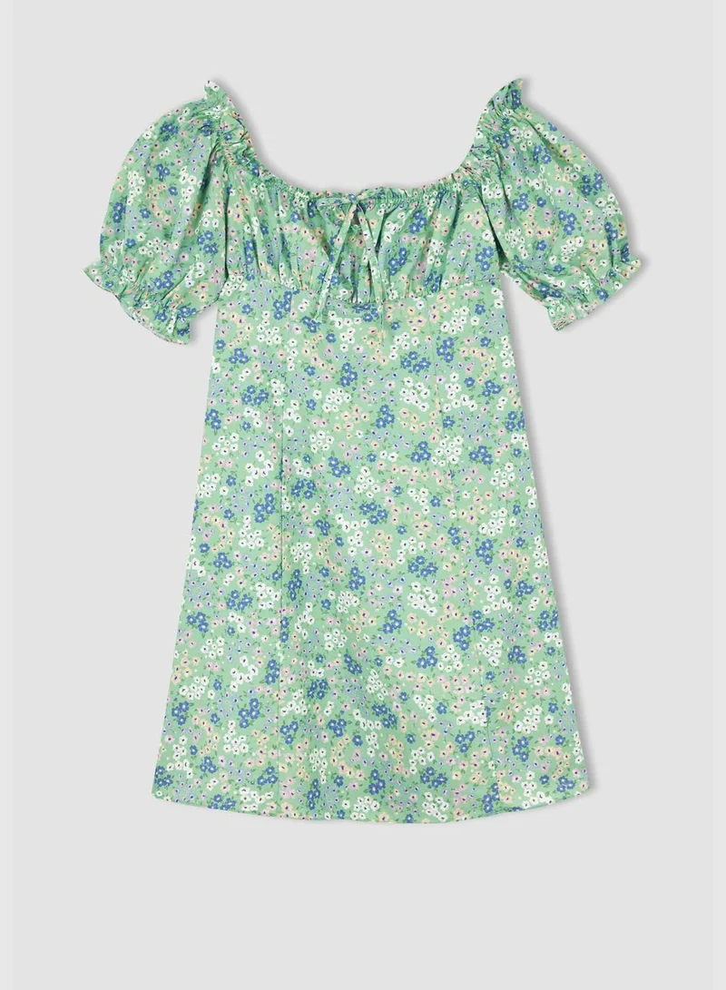 DeFacto Woman A-Line Short Sleeve Woven Dress