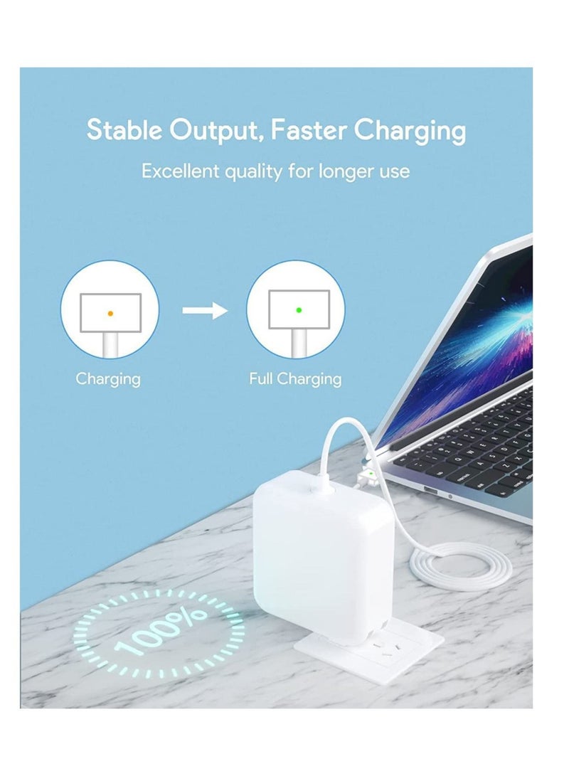 Captaintech Mac Book Air Charger Replacement AC 45W T-tip Connector Power Adapte,Laptop Charger Compatible with MacBook Air 11 inch and 13 inch Retina After Mid 2012 - Image 4