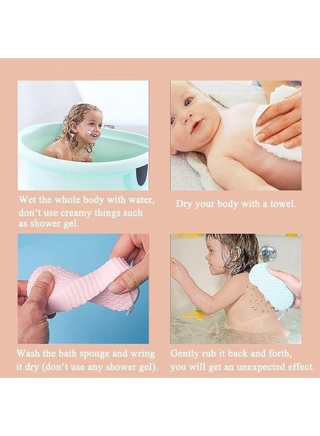Bitrexup Ultra Soft Body Shower Sponge, Magic Bath Sponge Dead Skin Remover, Super Soft Exfoliating Bath Sponge Painless Scrub Sponge for Adults Children and Pregnant Women (multi colors) - Image 5