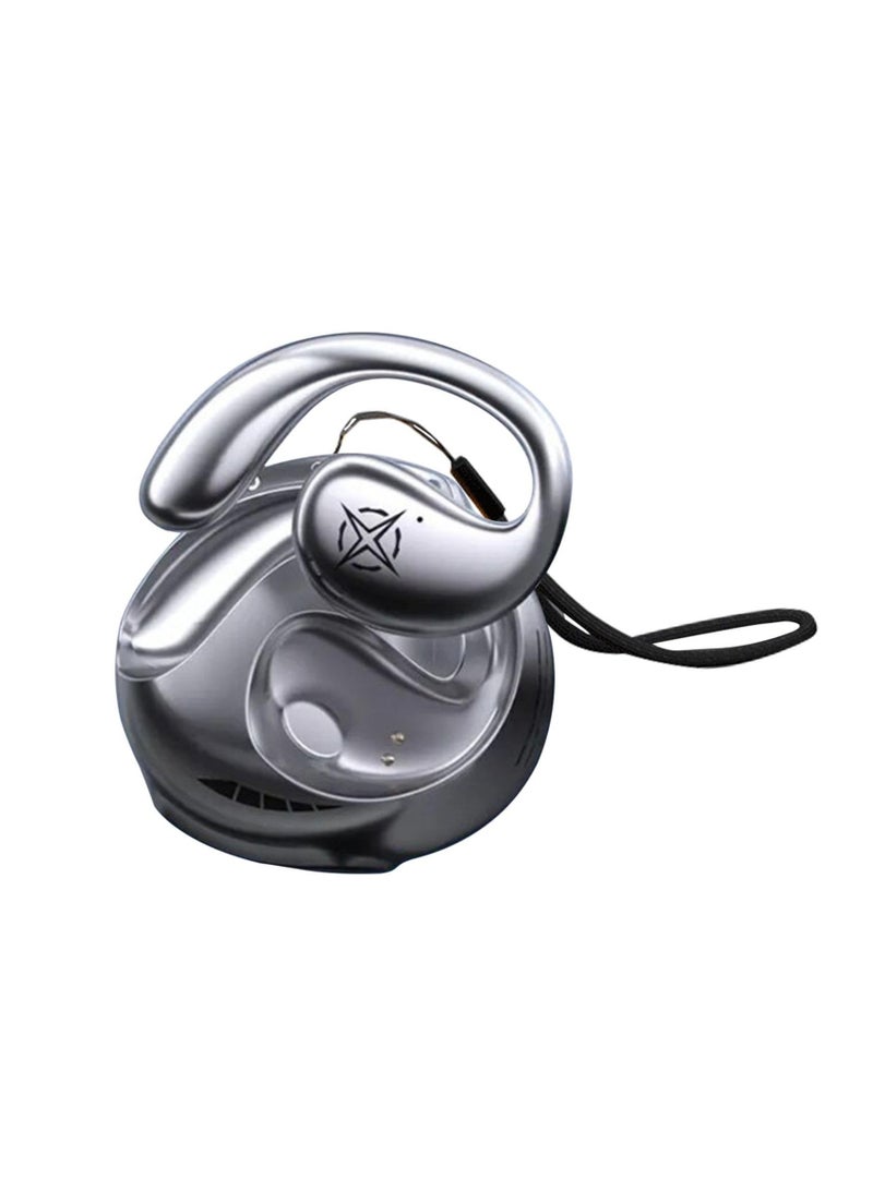 سماعات بلوتوث مفتوحة الأذن، سماعات رياضية لاسلكية، سماعات أذن بتأخير منخفض، سماعات أذن للركض بتقنية Bt 5.4، سماعات موسيقى، سماعات بأقواس للأذن، نقل ثنائي القناة، تشغيل طويل الأمد، للهواتف المحمولة و - Image 1