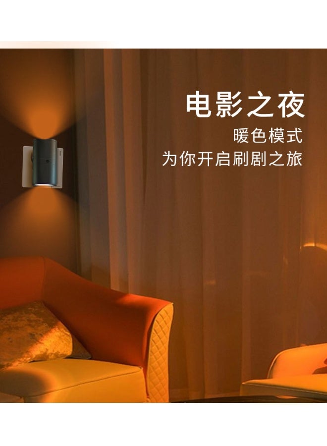 SKT Shiketro RGB Colorful Gradient Night Light, Smart Motion Sensor, Magnetic Rechargeable, Colorful Ambiance Dual-Head Wall Lamp - Image 4