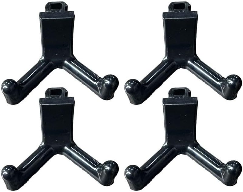 Heavy Duty Shed Hooks Set Of 8 With 4 J And 4 V Shaped Hooks For Tool Storage - Image 4