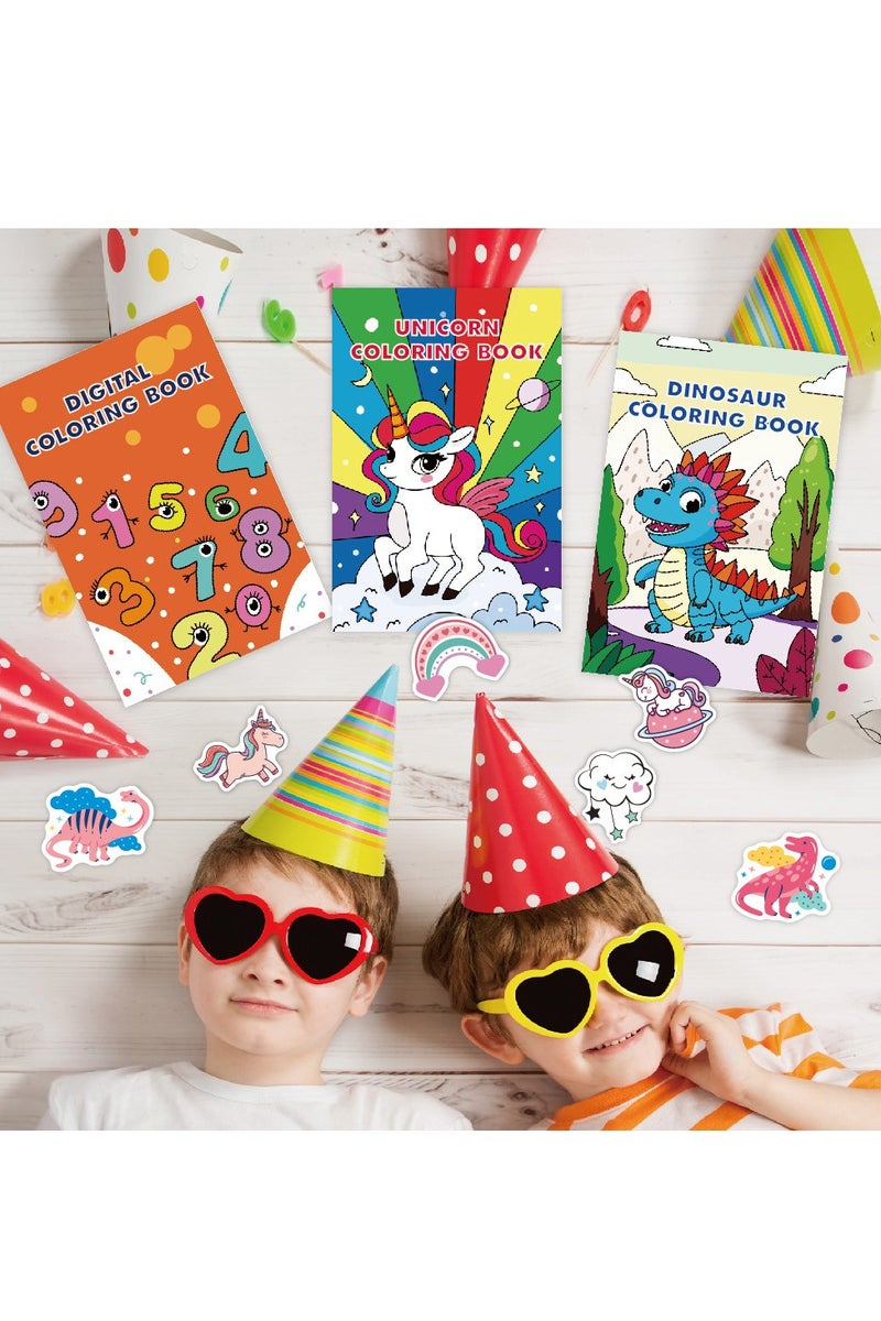 CALL PLAY 8 Coloring Books for Kids Party Favors - Bulk Mini Coloring Books for Kids Ages 4-8,Small Eid Goodie Bag Stuffers School Gift Art Crafts Classroom Prizes (Classic) - Image 4