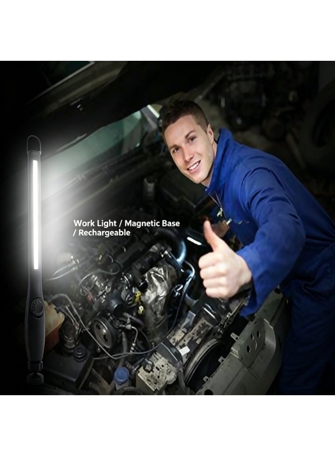 One Usb Rechargeable Handheld Light, Hook-Design Portable Work Light, Hands-Free Emergency Flashlight, Multi-Functional Repair Lantern, Suitable For Fishing, Hiking - Image 5