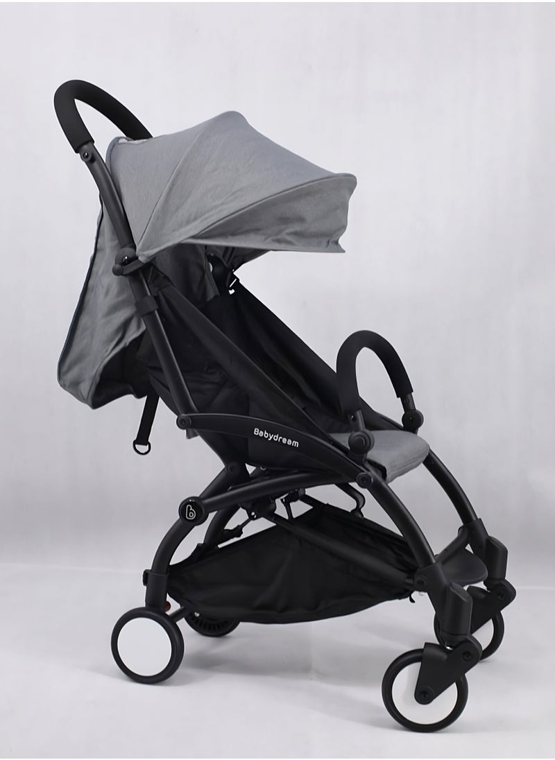 BabyDream Babydream Foldable lightweight stroller-Grey 