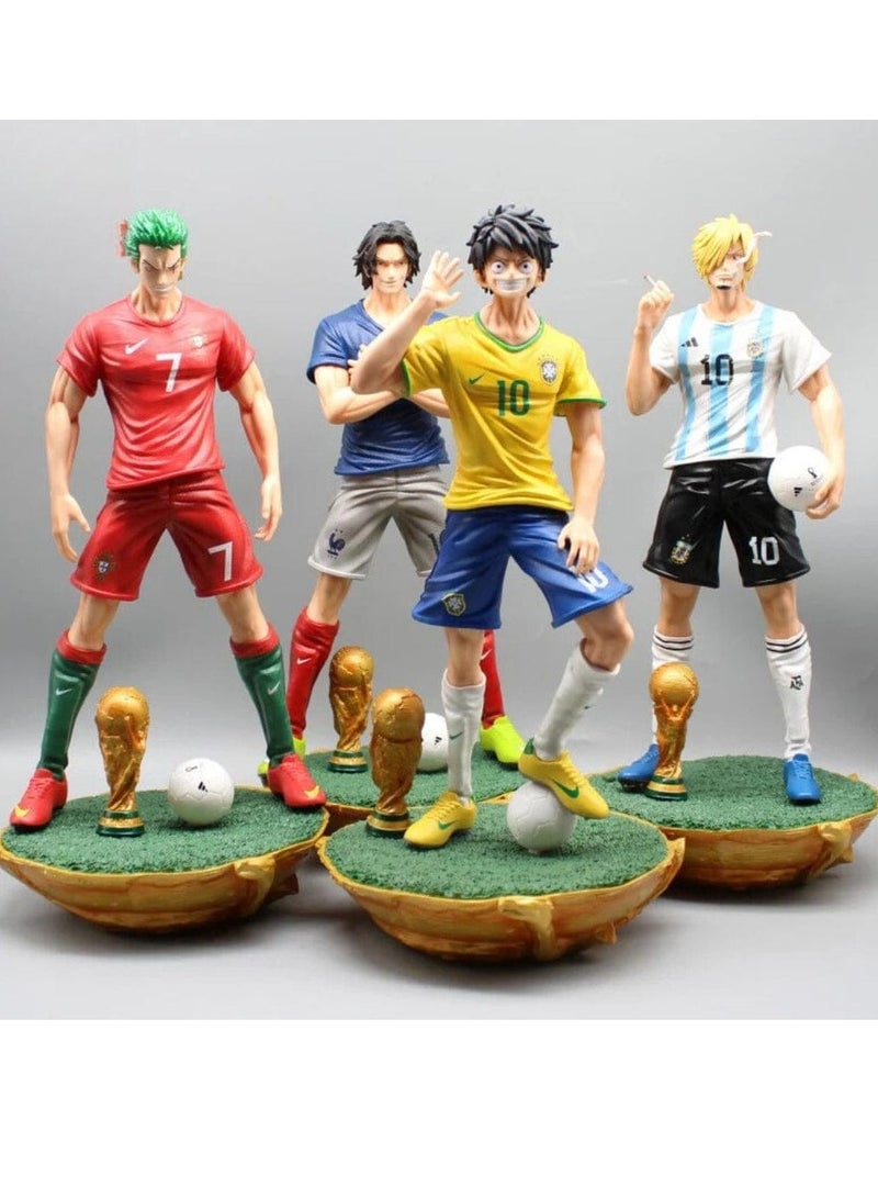 Figures One Piece Figure Football Luffy Brazil - Image 2