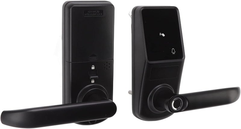 قفل باب ذكي بلوحة مفاتيح من Marhynchus Smart Keypad، قفل دخول بدون مفتاح يجمع بين 6 وظائف في جهاز واحد، مع دعم تطبيق لوحة مفاتيح بصمة الإصبع عبر البلوتوث للاستخدام في المنازل والشقق والمكاتب. - Image 1