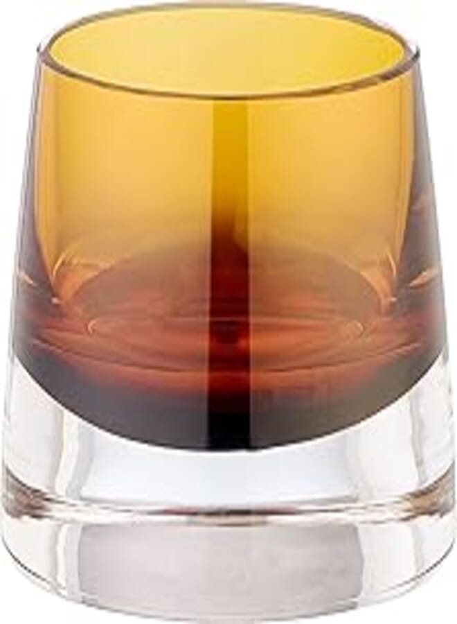 Nude Joy Candle Holder - Amber, 10cm