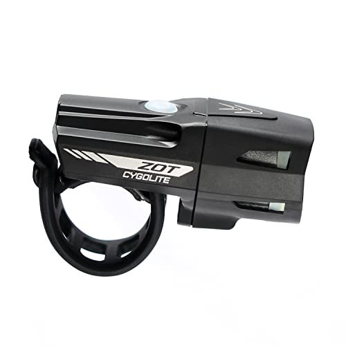 Cygolite Zot– 450 Lumen Bike Light– 5 Night & 2 Daytime Modes– Sleek Durable Design– IP67 Waterproof– Sturdy Flexible Mount– USB Rechargeable Headlight– for Road & Commuter Bicycles,Black,Compact - Image 2