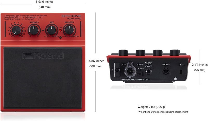 Roland SPD::ONE WAV PAD Digital Percussion Pad - Image 3
