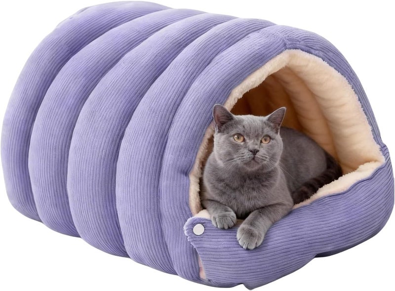 Pet Sleeping Cushion - Warm Dog Nest | Detachable Cat Lounger Mattress for Bedroom Floor Office Balcony | Plush Breathable Bed for Puppy Kitten Nap Comfort Relaxation - Image 1