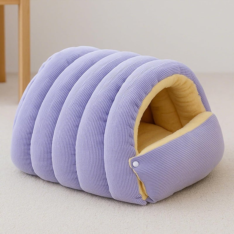 Pet Sleeping Cushion - Warm Dog Nest | Detachable Cat Lounger Mattress for Bedroom Floor Office Balcony | Plush Breathable Bed for Puppy Kitten Nap Comfort Relaxation - Image 3
