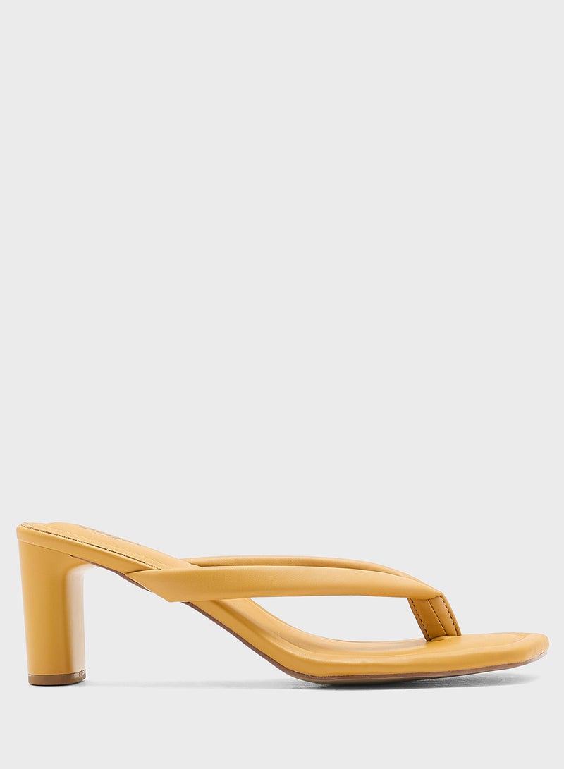 Ginger Padded Toe Post Heel Sandal - Image 1