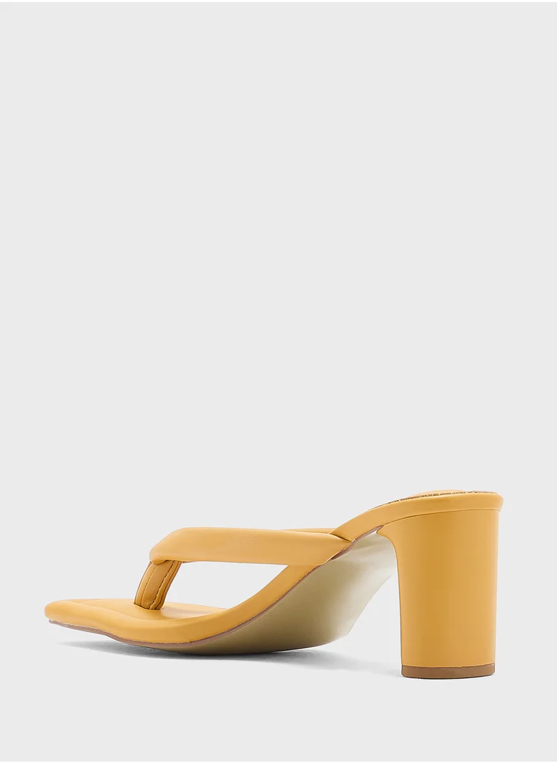 Ginger Padded Toe Post Heel Sandal