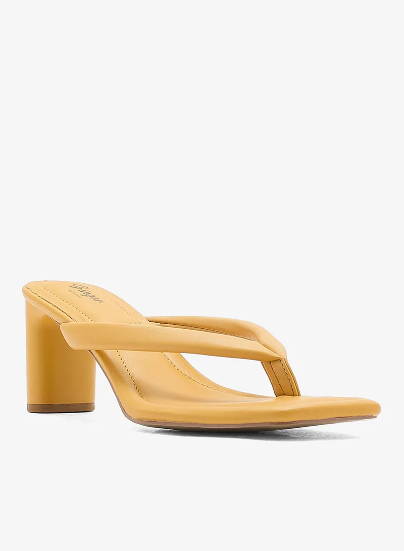 Ginger Padded Toe Post Heel Sandal