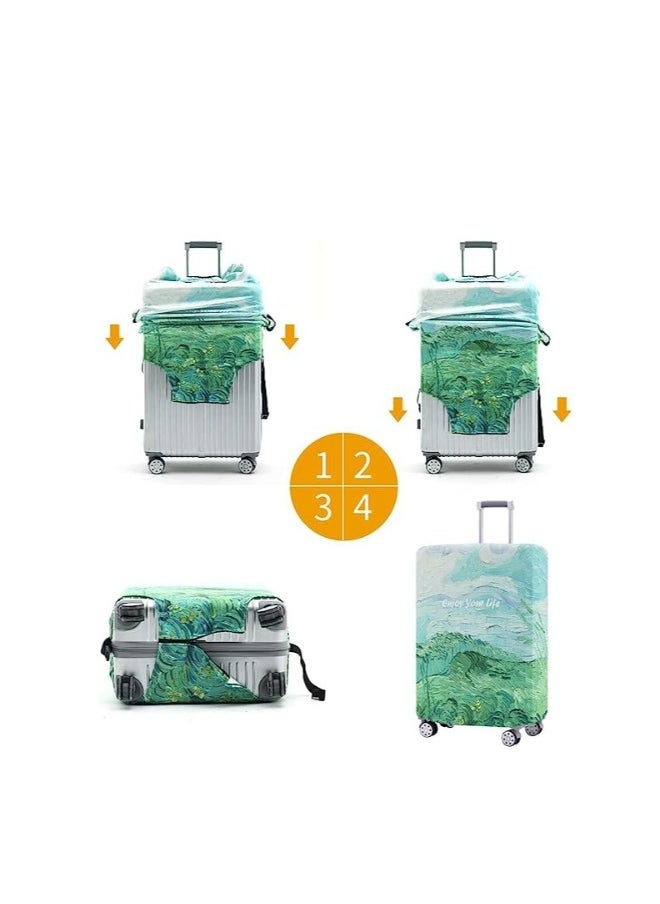 Generic Luggage Cover, Washable Suitcase Cover, Anti-scratch Suitcase Protector Fits 18-32 Inch Luggage ( L )  - Image 4