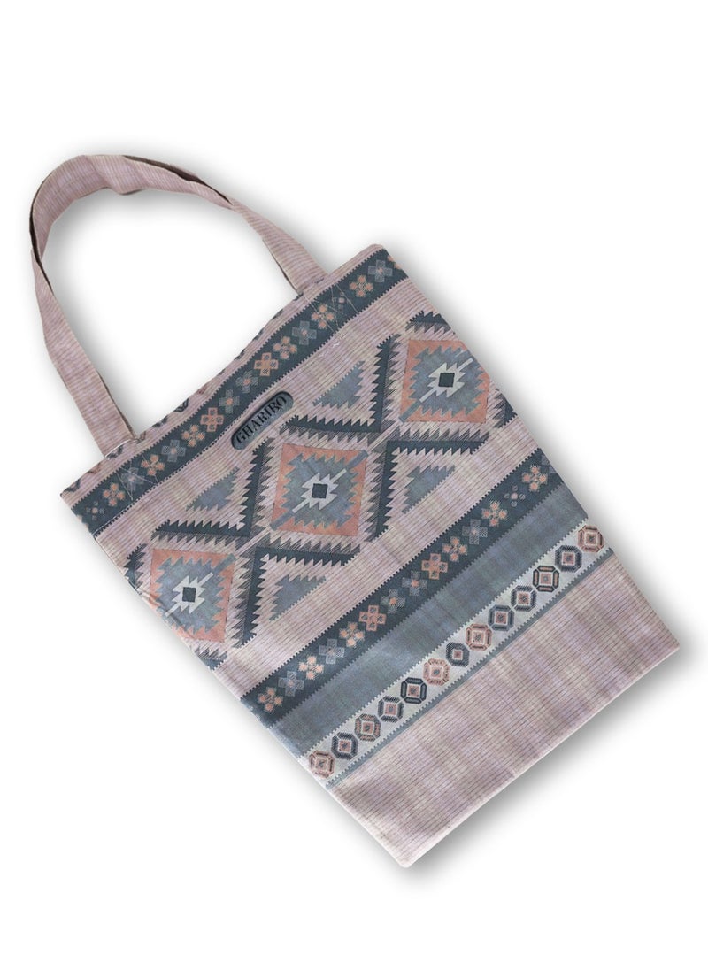 Gharibo Bags - casual printed satin triangle tote  bag t230019c - Image 1