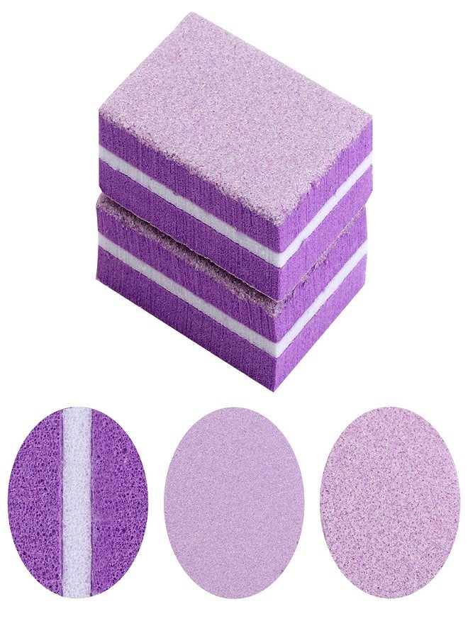 acDesign 100 Pcs Mini Buffers for Nails 180/100 Grit Mini Nail Buffer Purple Nail Buffers for Natural Nails - Image 5