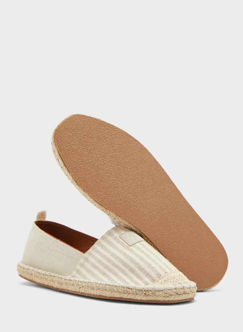 RIVER ISLAND Stripe Woven Espadrille