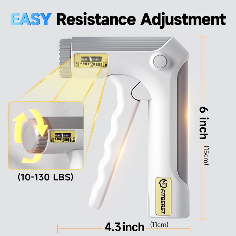Adjustable Grip Strengthener - Forearm Strengthener with Resistance 1030LBS - Image 2