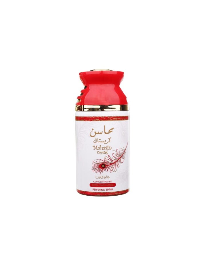 Lattafa Mahasin Crystal  For Women Perfumed Spray 250Ml  - Image 1