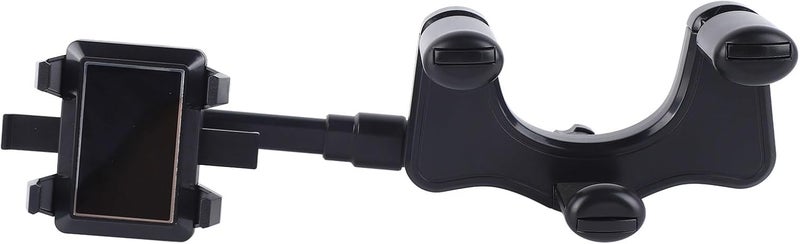 ANGGREK Car Navigation Support Bracket, Intuitive Avoid Shaking Rearview Mirror Phone Holder One Key Installation for Driving - Image 2