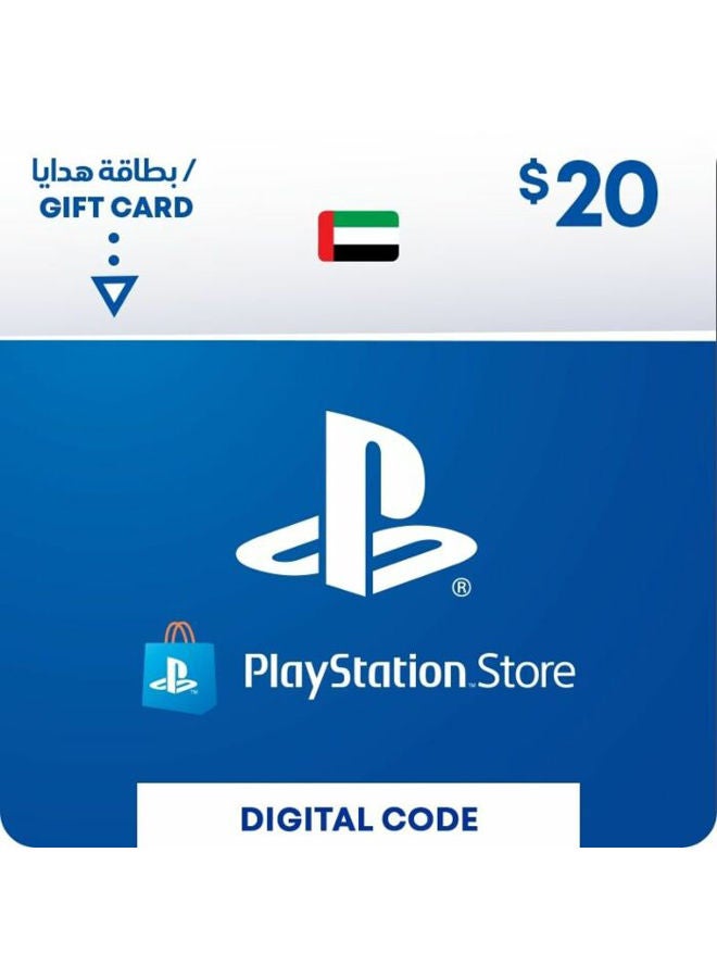 Playstation UAE 20 USD Gift Card